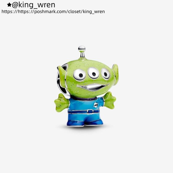 Pandora Disney Pixar Toy Story Alien Charm - Picture 1 of 5